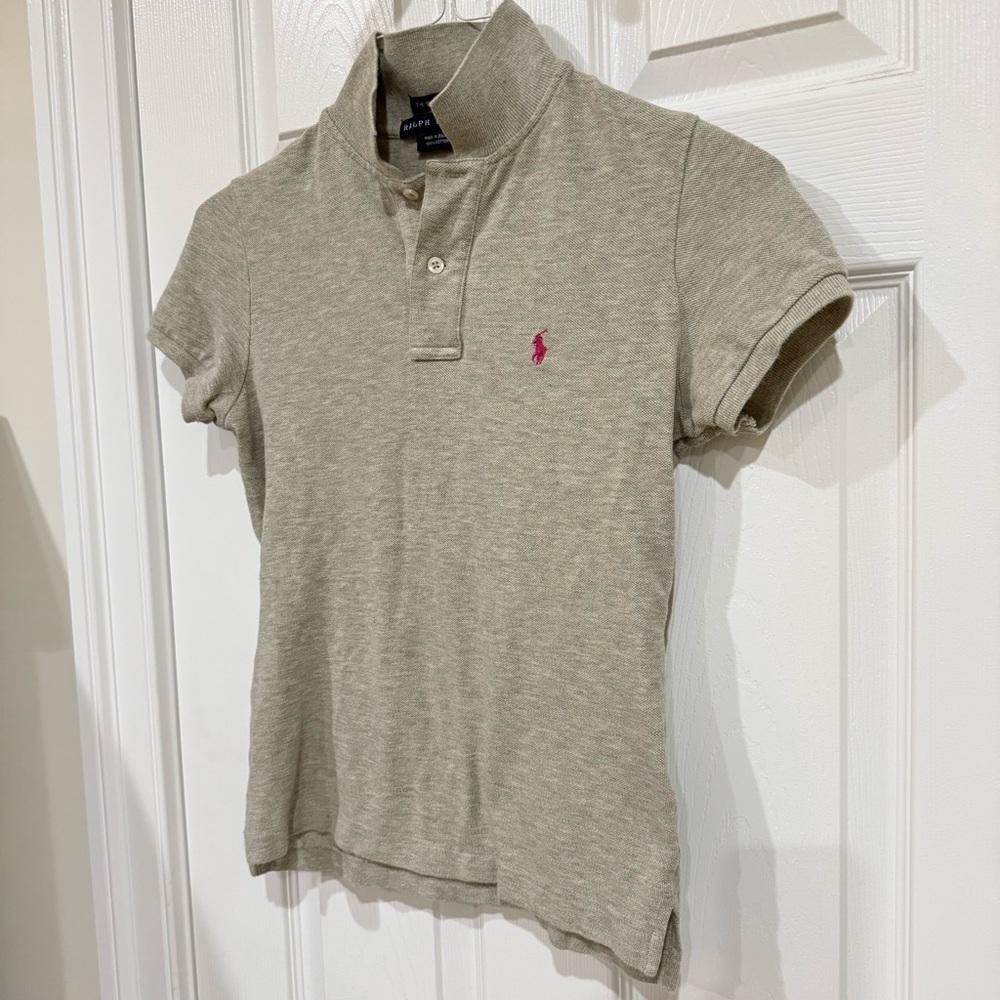 Women’s Grey Polo Tshirt - Picture 4 of 5